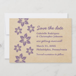 Invitación de Anuncio de Fecha de Salvación Floral