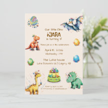 Invitación de Anuncio de Fiesta de Cumpleaños de D