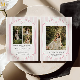 Invitación de Anuncio de Fiesta de Graduación de F