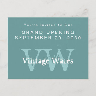 Invitación de apertura de tiendas de negocios de I