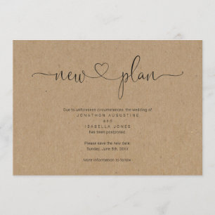 Invitación de aplazamiento de Boda ruso