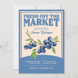 Invitación de Arándano Fresco del Mercado
