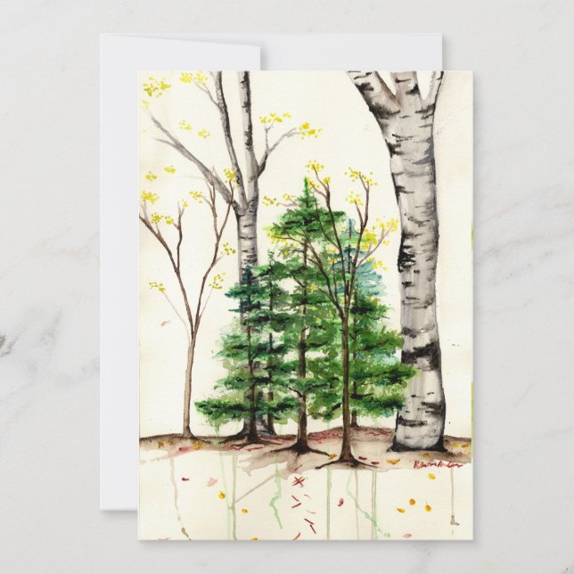 invitación de árbol (Anverso)