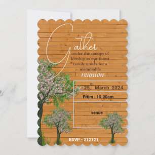 Invitación de árbol de familia