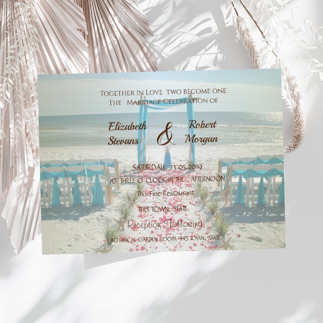 Invitación de Arbor para Boda en la Playa (Subido por el creador)