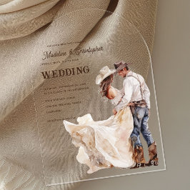 Invitación de Arco de Boda de Rancho Occidental