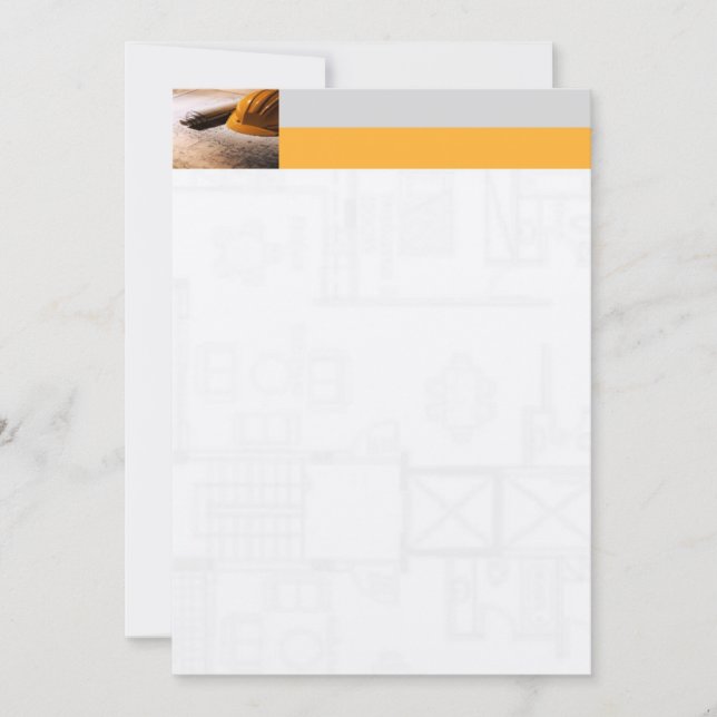 Invitación de arquitecto (Anverso)