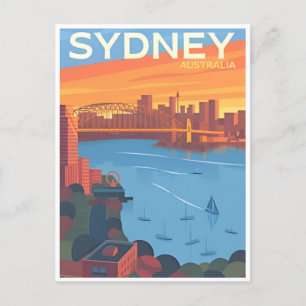 Invitación de arte de viajes de Australia en Sydne