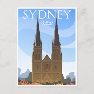 Invitación de arte de viajes de Australia en Sydne