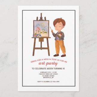 Invitación de Artista Niño