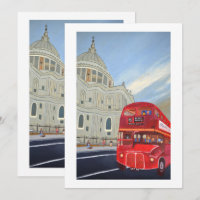 Invitación de autobús de Londres