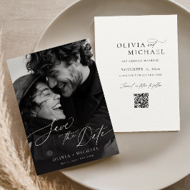 Invitación de Aviso de Fecha de Guardado de Foto d