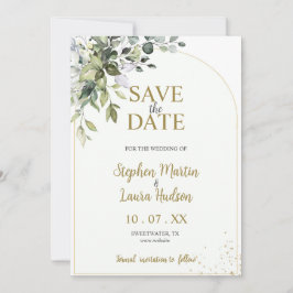 Invitación de Aviso de Salvaguarda de Acuarela Her