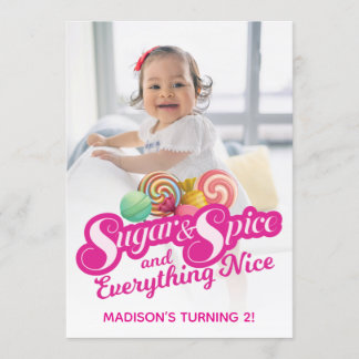 Invitación de Azúcar y Especias