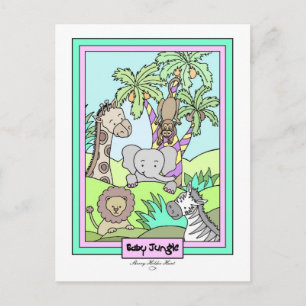 Invitación de Baby Jungle 25-Baby Shower - Persona