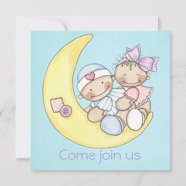 Invitación de Baby Shower (Anverso)