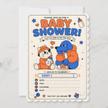 invitación de baby shower