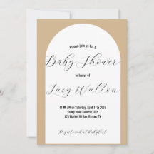Invitación de Baby Shower