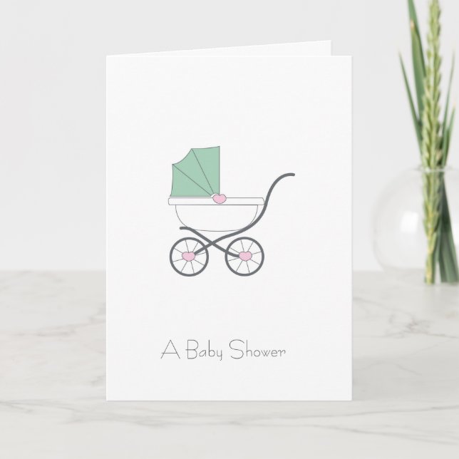 Invitación de Baby Shower (Anverso)