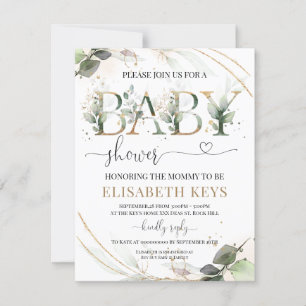 Invitación de Baby Shower