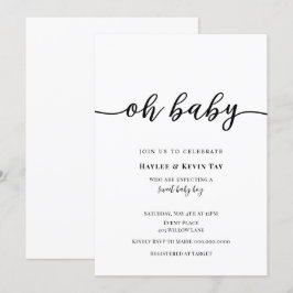 Invitación de Baby Shower