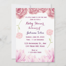 Invitación de Baby Shower