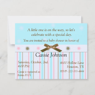 Invitación de Baby Shower