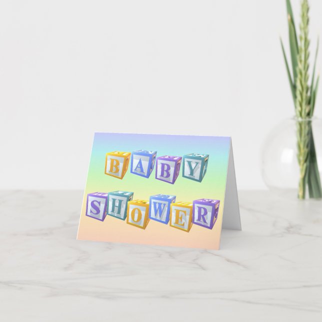 invitación de Baby Shower (Anverso)