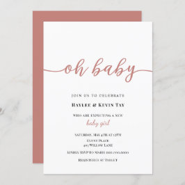 Invitación de Baby Shower