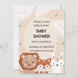 Invitación de Baby Shower