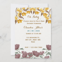 Invitación de Baby Shower