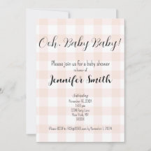 Invitación de Baby Shower