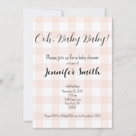 Invitación de Baby Shower