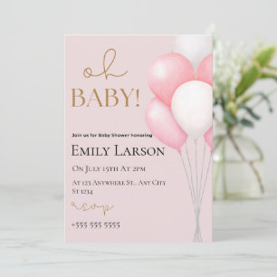 Invitación de Baby Shower