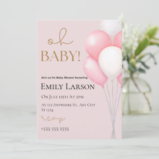 Invitación de Baby Shower