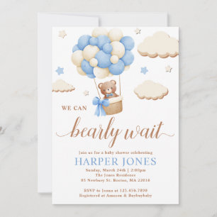 Invitación de Baby Shower 5x7"