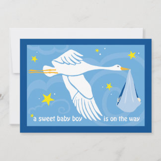 Invitación de Baby Shower 5x7 - Baby Boy