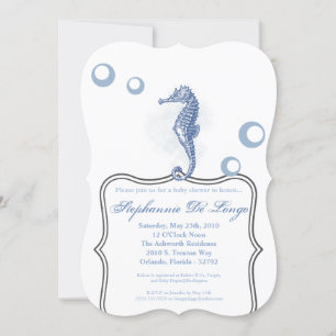 Invitación de Baby Shower 5x7 Maryala Océana
