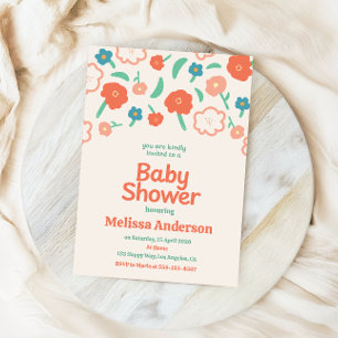 Invitación de Baby Shower a Chica