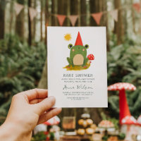 Invitación de Baby Shower a Cute Verde Sage de Ran