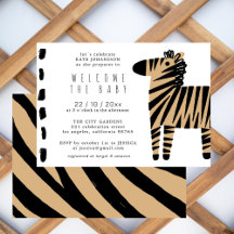 Invitación de Baby Shower a la bahía natural de Ce