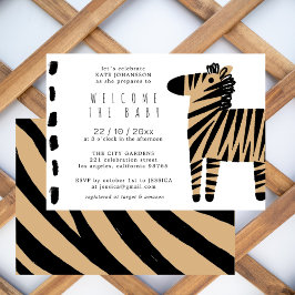 Invitación de Baby Shower a la bahía natural de Ce