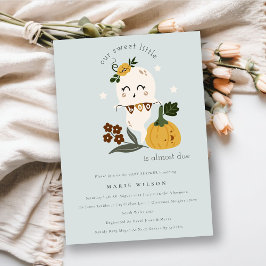 Invitación de Baby Shower a la calabaza de Hallowe