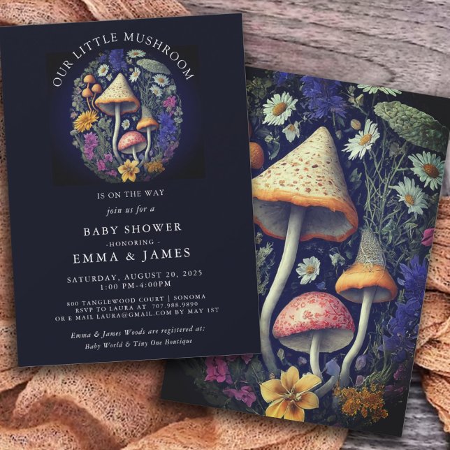 Invitación de Baby Shower a la capillita y caprich (Subido por el creador)