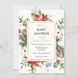 Invitación de Baby Shower a la energía verde del i
