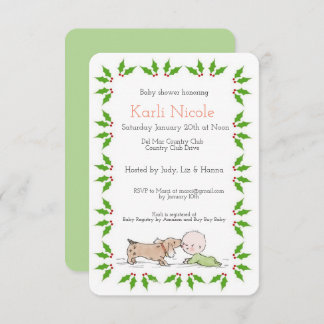 Invitación de Baby Shower a la fiesta temática de