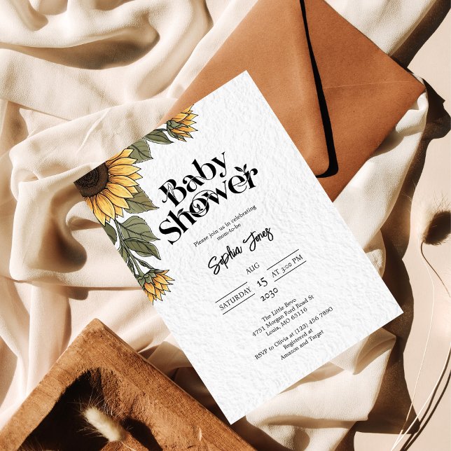 Invitación de Baby Shower a la floración floral de (Subido por el creador)