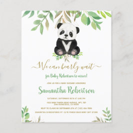 Invitación de Baby Shower a la hoja de color de ag