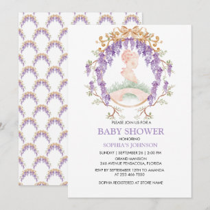 Invitación de Baby Shower a la misteriosa abuela