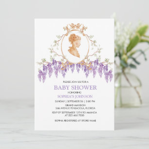 Invitación de Baby Shower a la misteriosa abuela